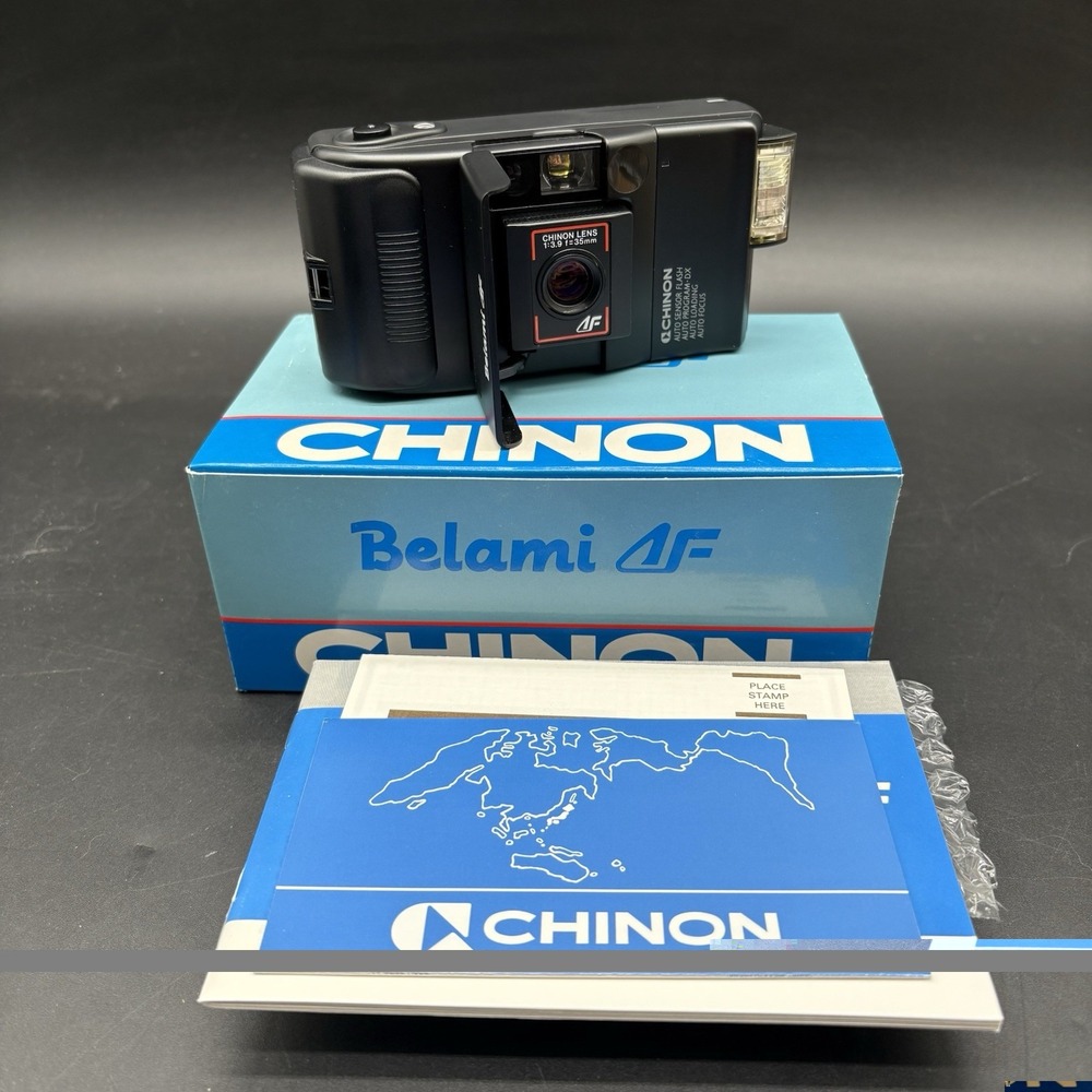 NEW Deadstock CHINON AF Bellami 35mm Point & Shoot Film Camera From JAPAN